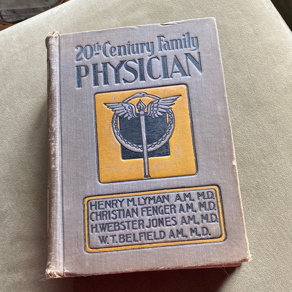 Vintage 20th Century Family Physican Book, hardcover, Extremely Rare